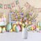 6-Piece Artificial Easter Berry & Egg Stem Set – 16.5" Spring Floral Sprays with Colorful Eggs, Berries & Foliage – Flexible DIY Branches for Easter Centerpieces, Vases & Home Decor